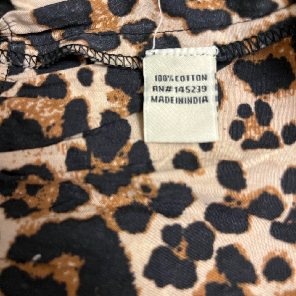 Sim & Sam Leopard Print Women's Tie Up Top Size M NWT - Picture 10 of 10